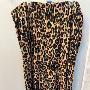 Layne Bryant 22/24 Leopard Print Maxi Skirt